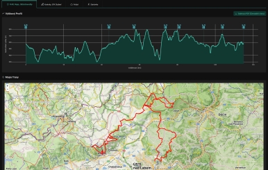 Ukázka detailu závodu QS Trail